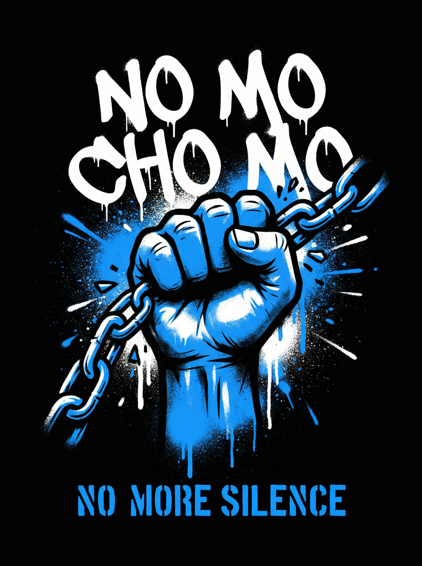 NoMo ChoMo Shirt — "No More Silence" Edition